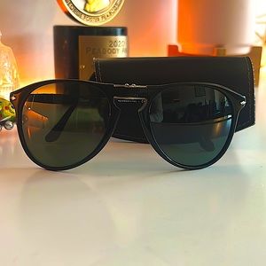 Persol collapsible black sunglasses